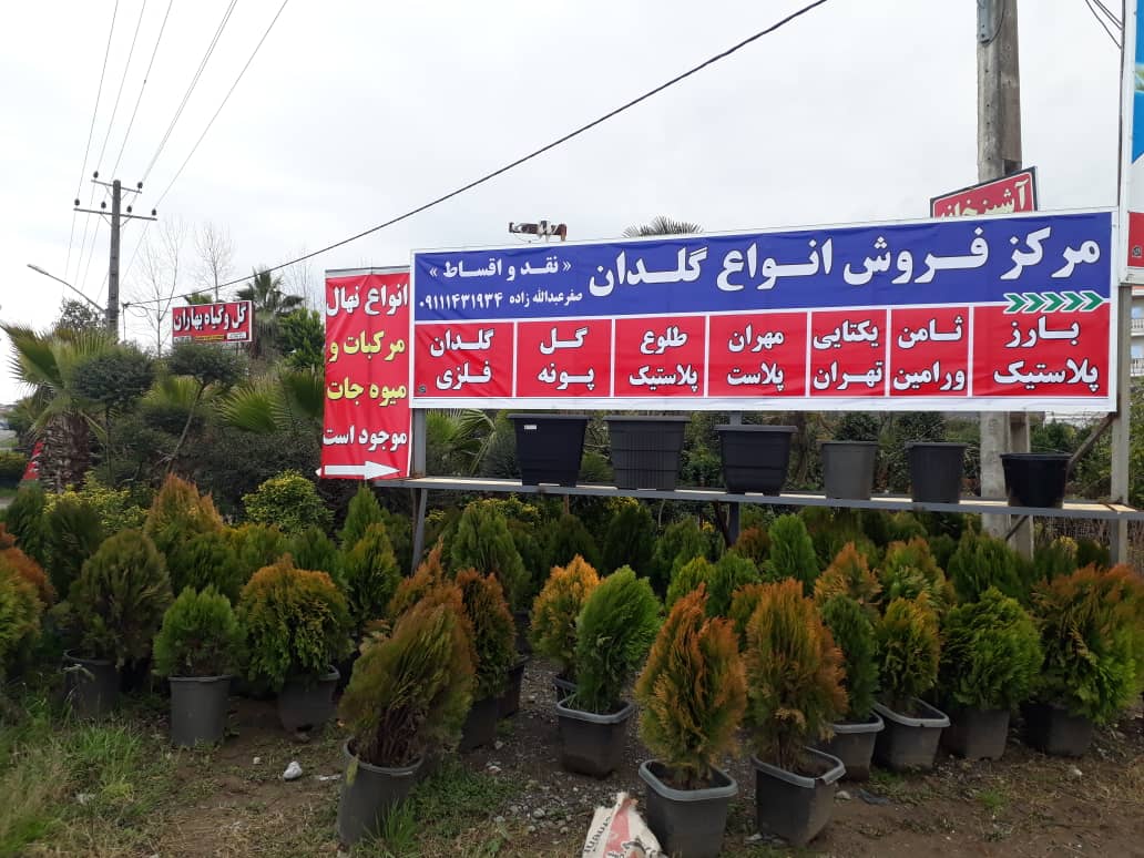فروشگاه پوتین گل انواع گلدان های پلاستیک فلزی
