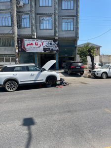 خدمات ترمیم و رنگ داشبورد خودرو در مجموعه آرتاهنر