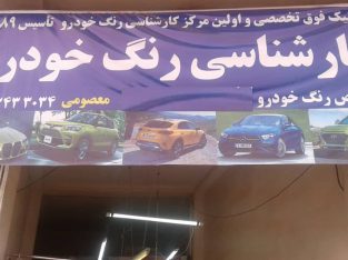 تشخیص رنگ خودرو عباس آباد تشخیص رنگ کلار آباد
