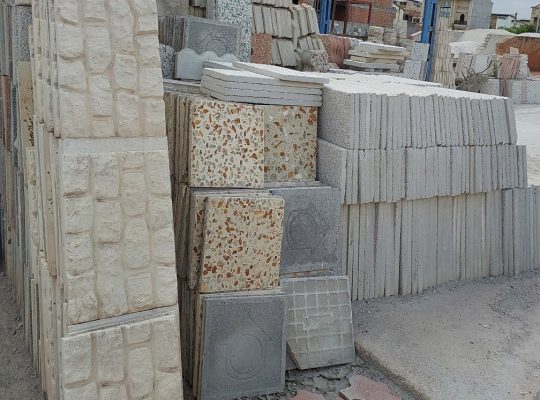 تولیدی موزائیک جداول بتنی بتن آماده در مازندران
