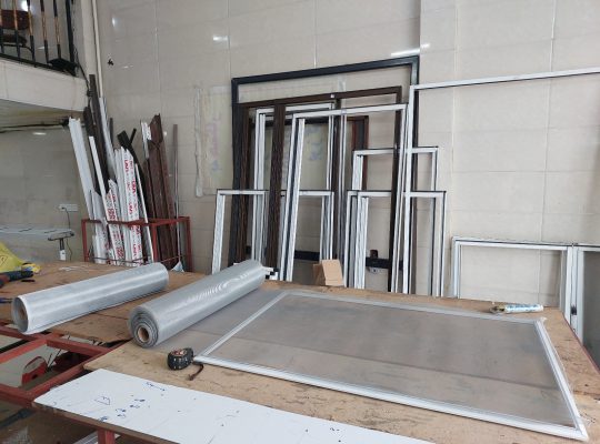 درب پنجره دوجداره upvc بابل آلومنیوم بابل