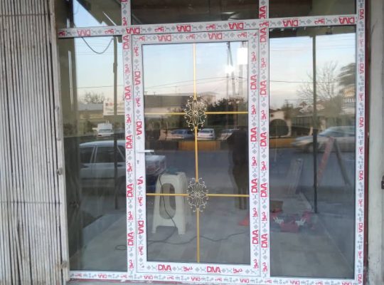 درب پنجره دوجداره upvc بابل آلومنیوم بابل