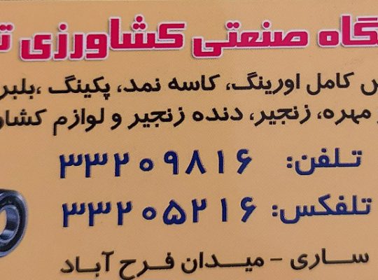 پیچ و مهره بلبرینگ کاسه نمد مازندران پیچ و مهره بلبرینگ کاسه نمد ساری