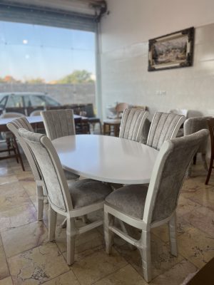 تولیدی میز صندلی ناهار خوری ساری تولیدی جلو مبلی عسلی ساری