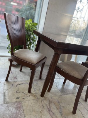 تولیدی میز صندلی ناهار خوری ساری تولیدی جلو مبلی عسلی ساری