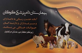 بیمارستان دامپزشکی گرگان بیمارستان دامپزشکی گلستان