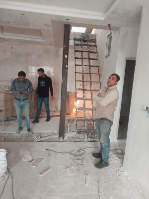 نقاشی ساختمان شاهرود بازسازی ساختمان شاهرود