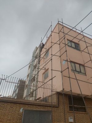 نقاشی ساختمان شاهرود بازسازی ساختمان شاهرود