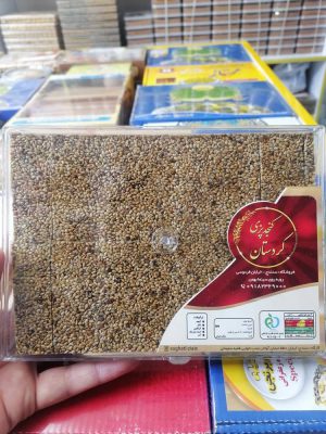 شیرینی نیم شکر زنجبیلی کردستان نان برنجی کردستان کنجد گزنگبین ضیائی