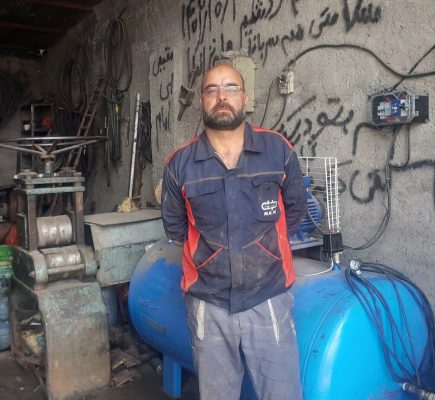آهنگری کامیون در کرمان شاسی کشی کامیون در کرمان زیربندی کامیون کرمان تعمیرگاه صاحب الزمان